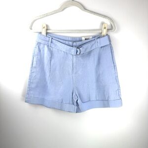 NWT Inc International Concepts Women's High Rise Belt Paper Bag Shorts Size 4